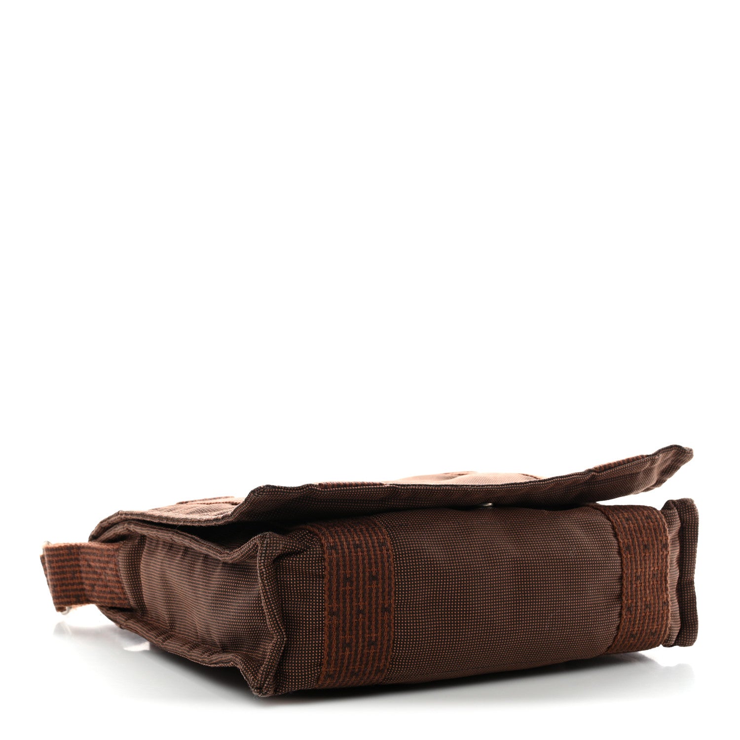 Hermes Canvas Herline Messenger Bag Brown 9 of 31