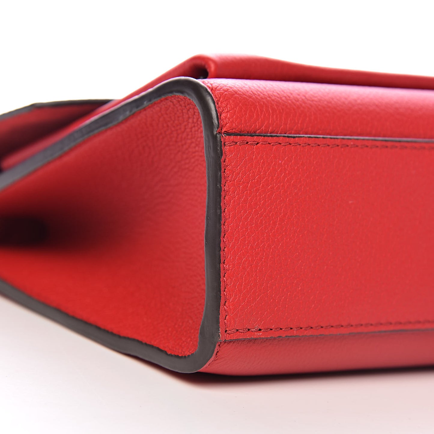 Soft Calfskin Mylockme Chain Bag BB Rubis