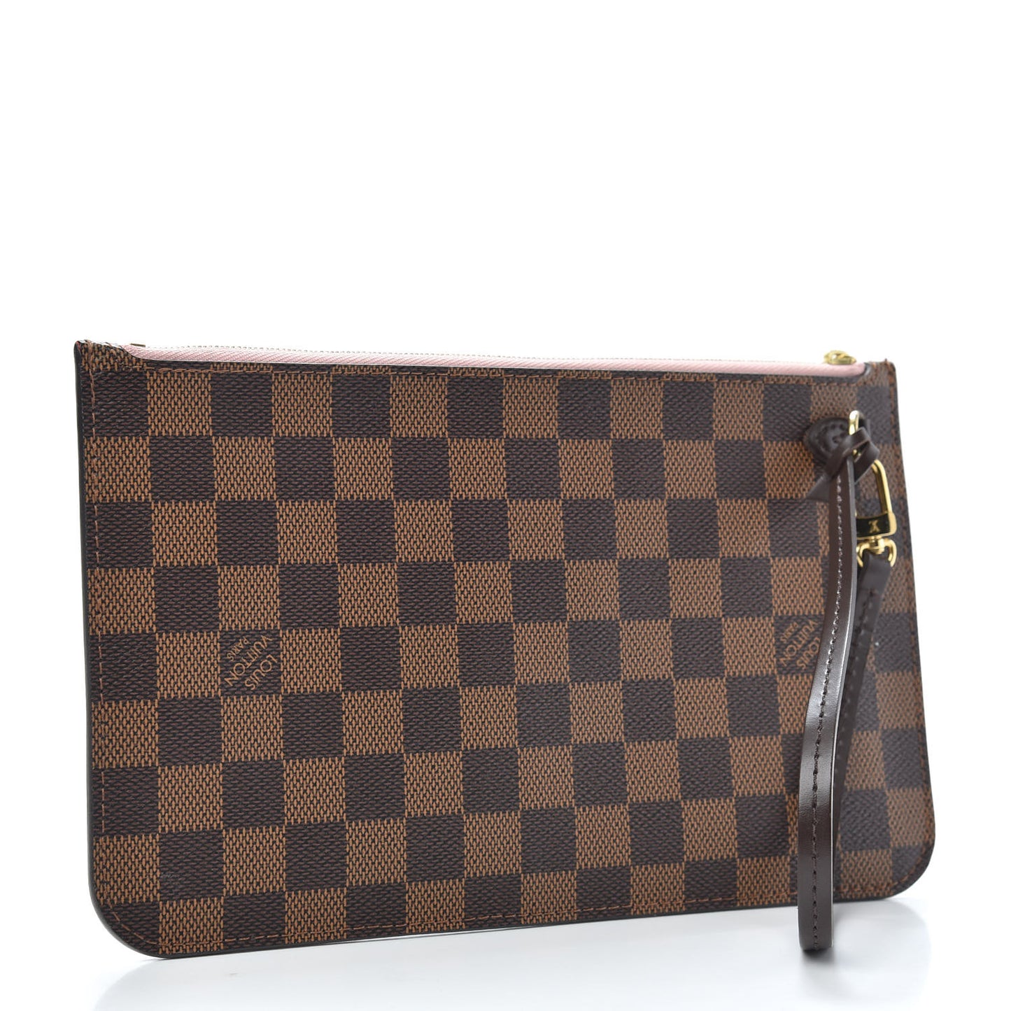 Damier Ebene Neverfull MM GM Pochette Rose Ballerine