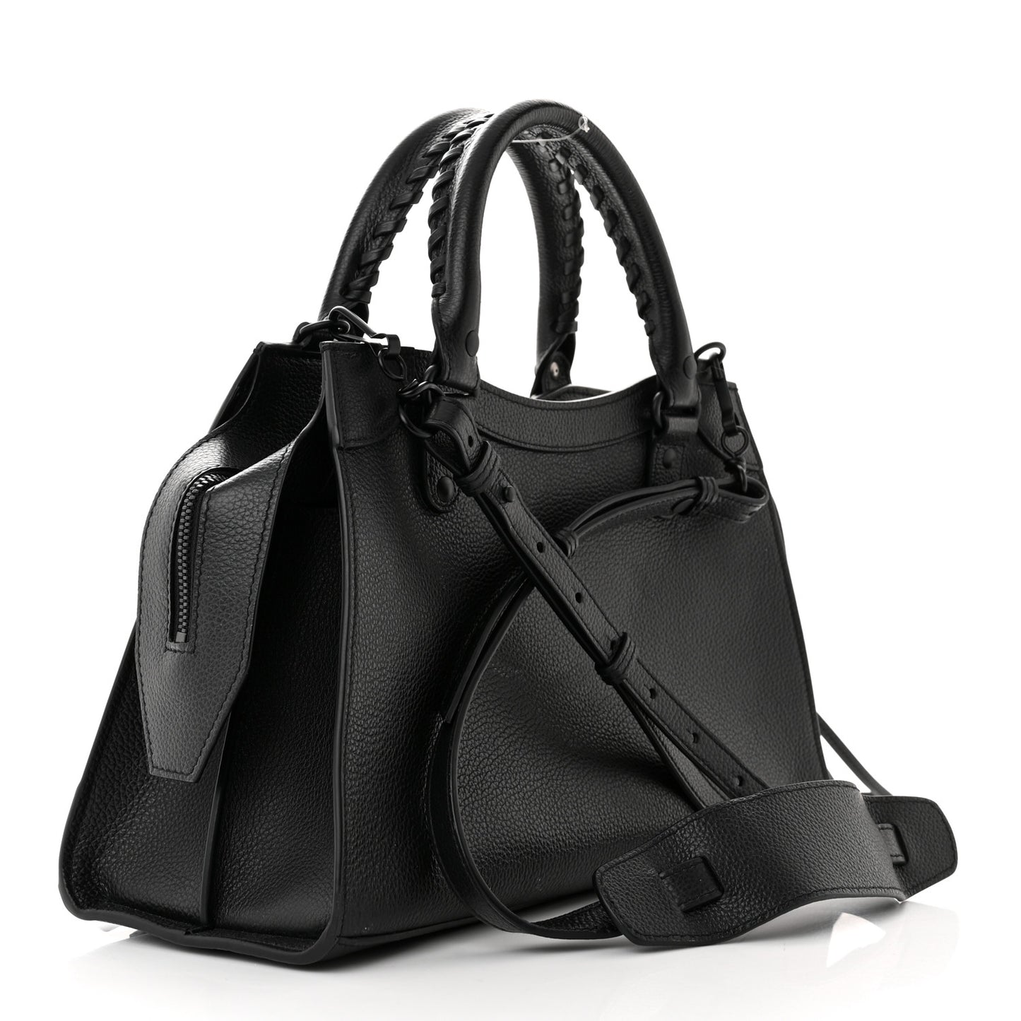 Grained Calfskin Neo Classic Black Hardware S City Black