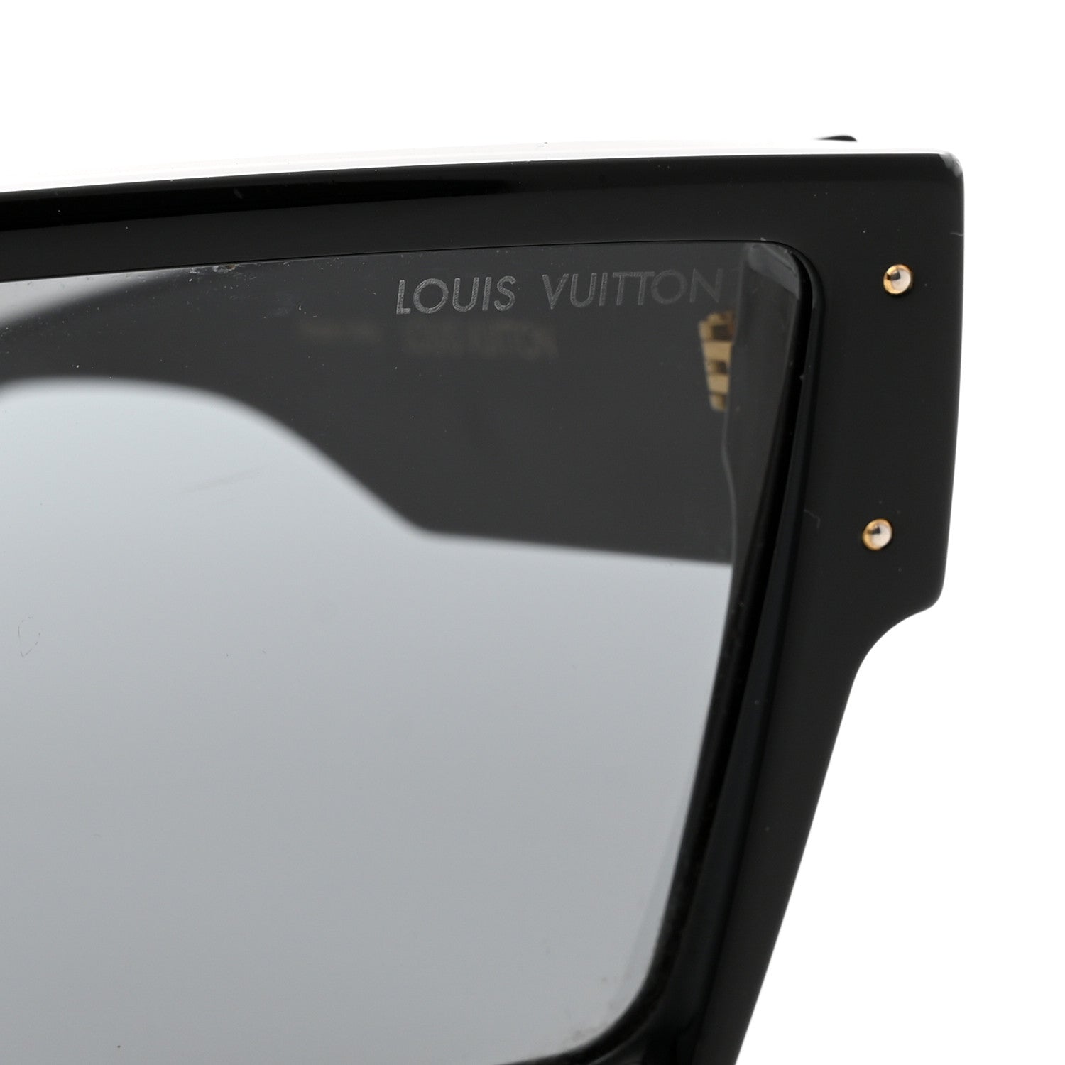 Louis Vuitton Acetate Swarovski Crystal Cyclone Sunglasses Z1578W Black 8 of 10