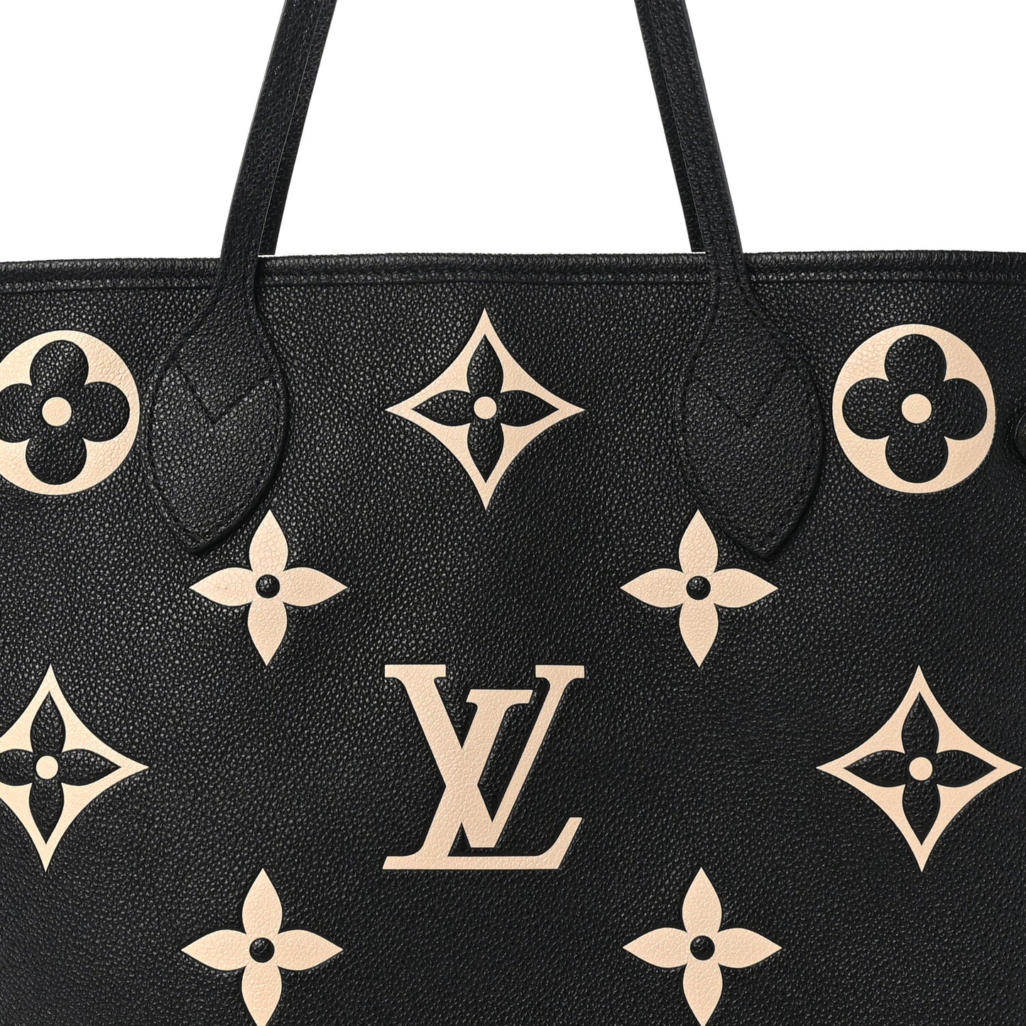 Empreinte Monogram Giant Neverfull MM Black Beige