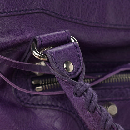 Balenciaga Agneau Giant 12 Silver Hardware City Dark Violet 13 of 15