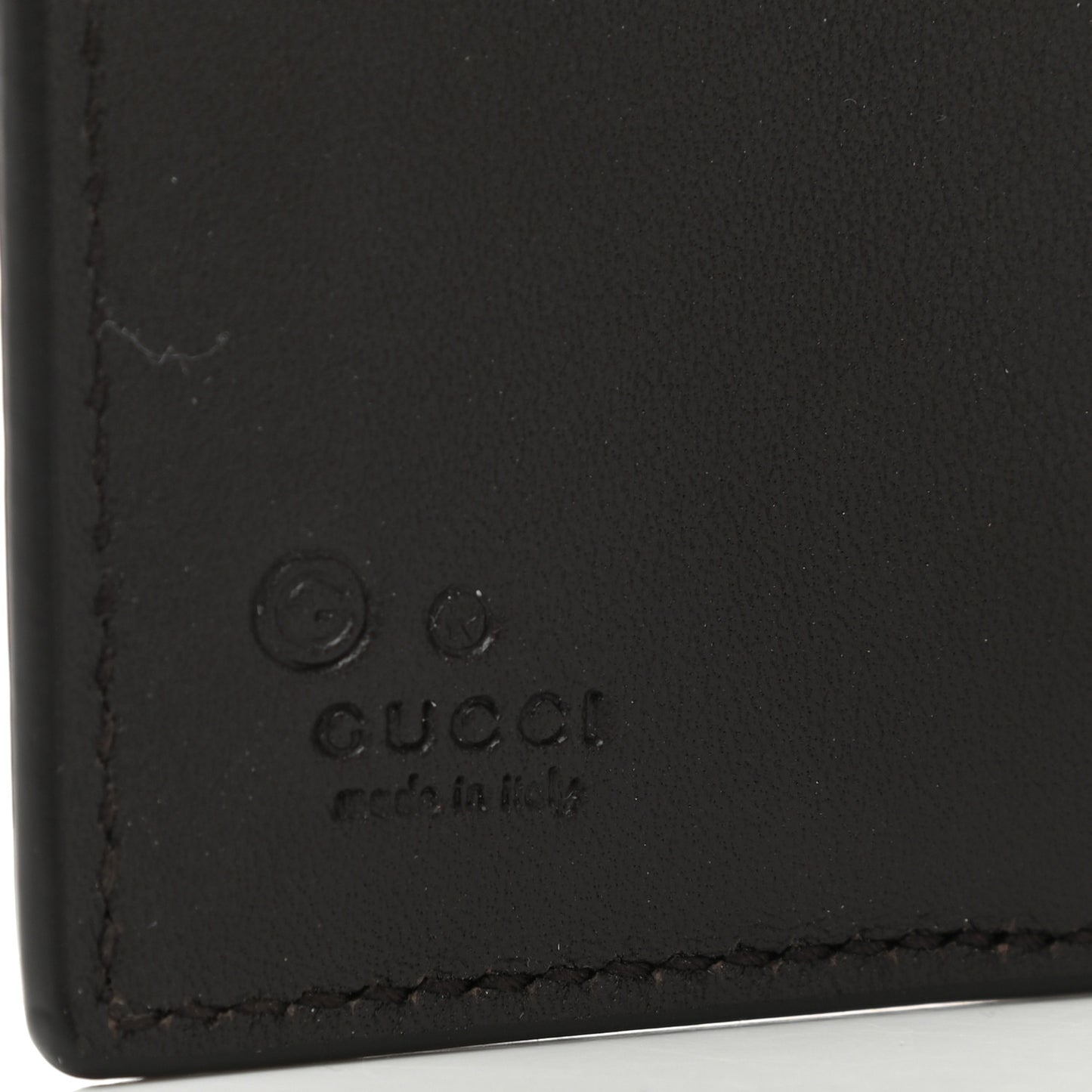 Microguccissima Snap Bi-Fold Wallet Testa di Moro