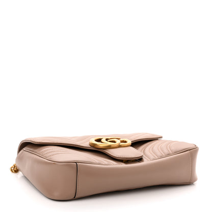 Gucci Calfskin Matelasse Medium GG Marmont Shoulder Bag Porcelain Rose 4 of 12