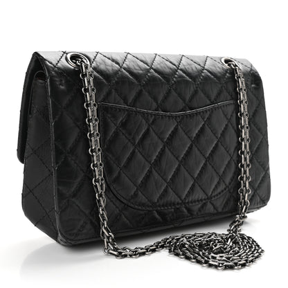 Chanel Aged Calfskin Quilted 2.55 Reissue 225 Flap Black 3 of 10