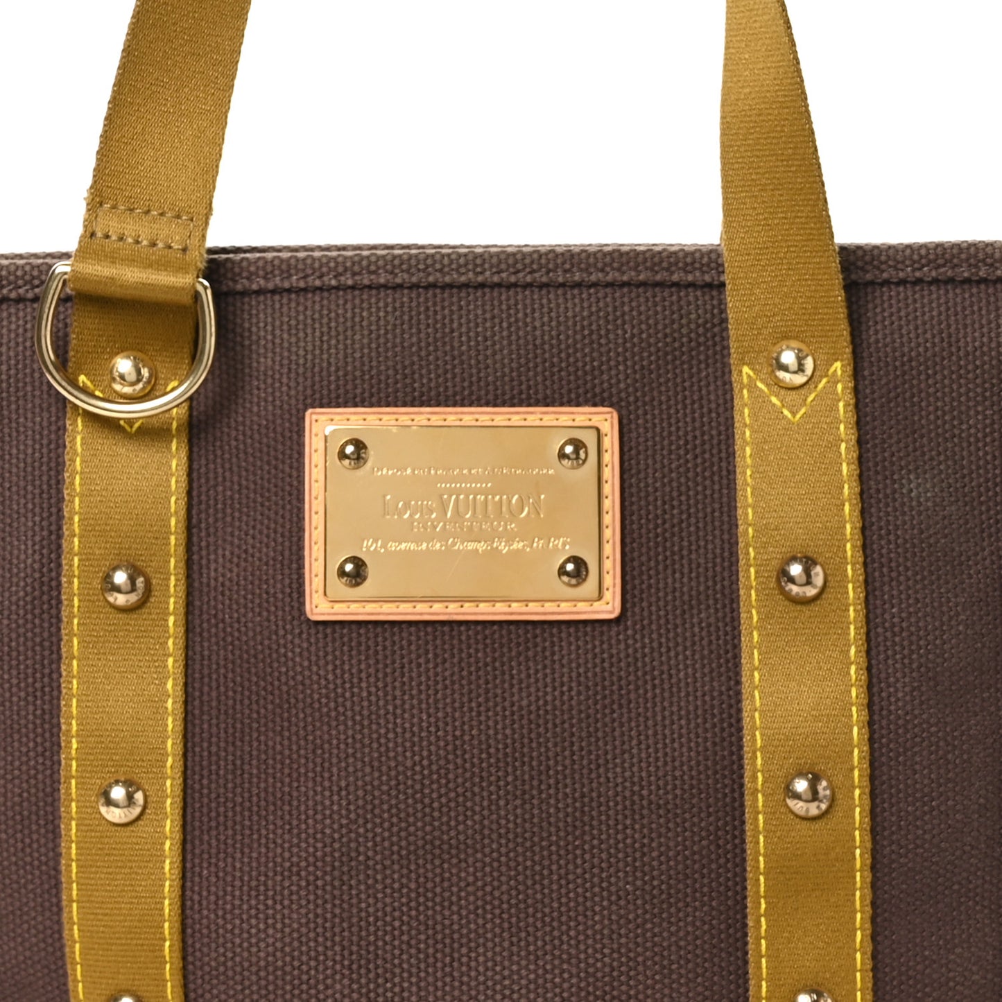 Toile Antigua Cabas MM Brown Kaki