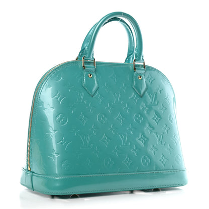 Louis Vuitton Vernis Alma PM Blue Lagon 2 of 4