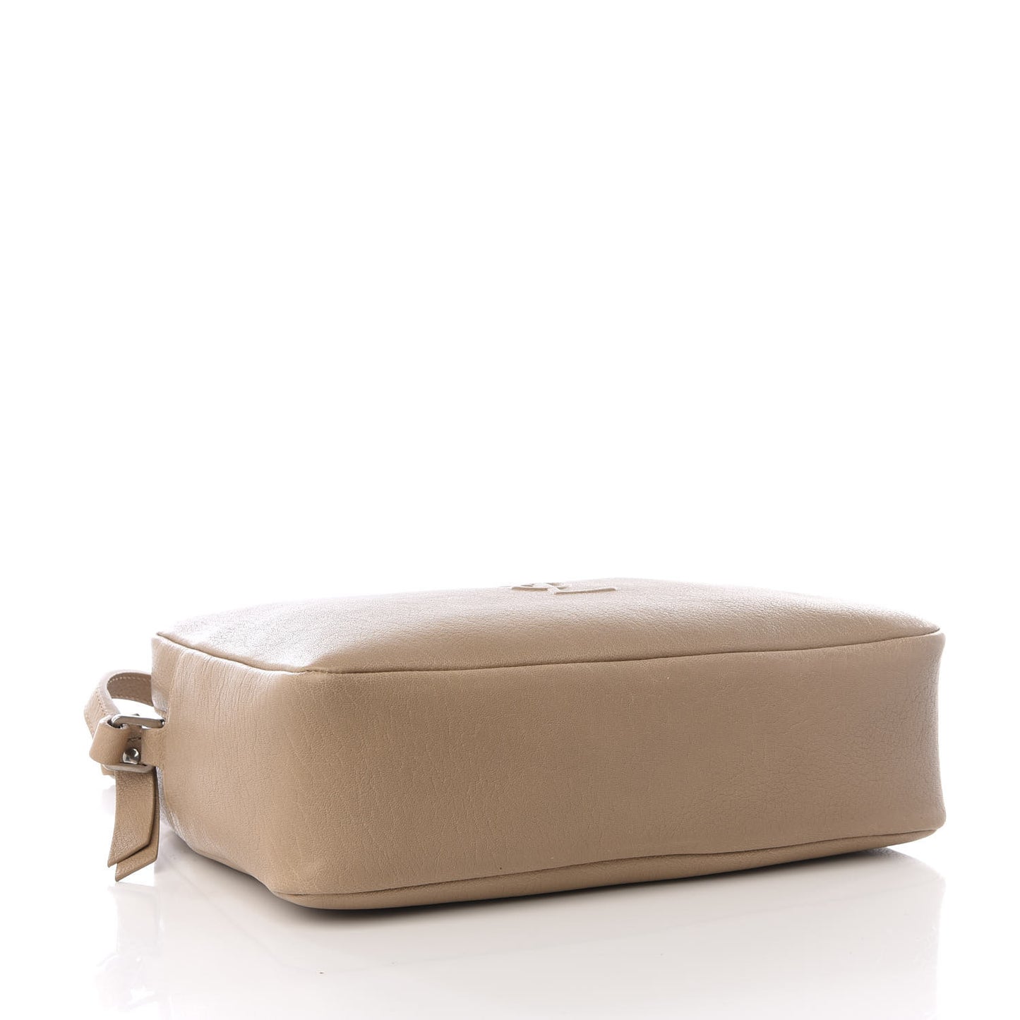 Lambskin Monogram Small Lou Camera Bag Dark Beige
