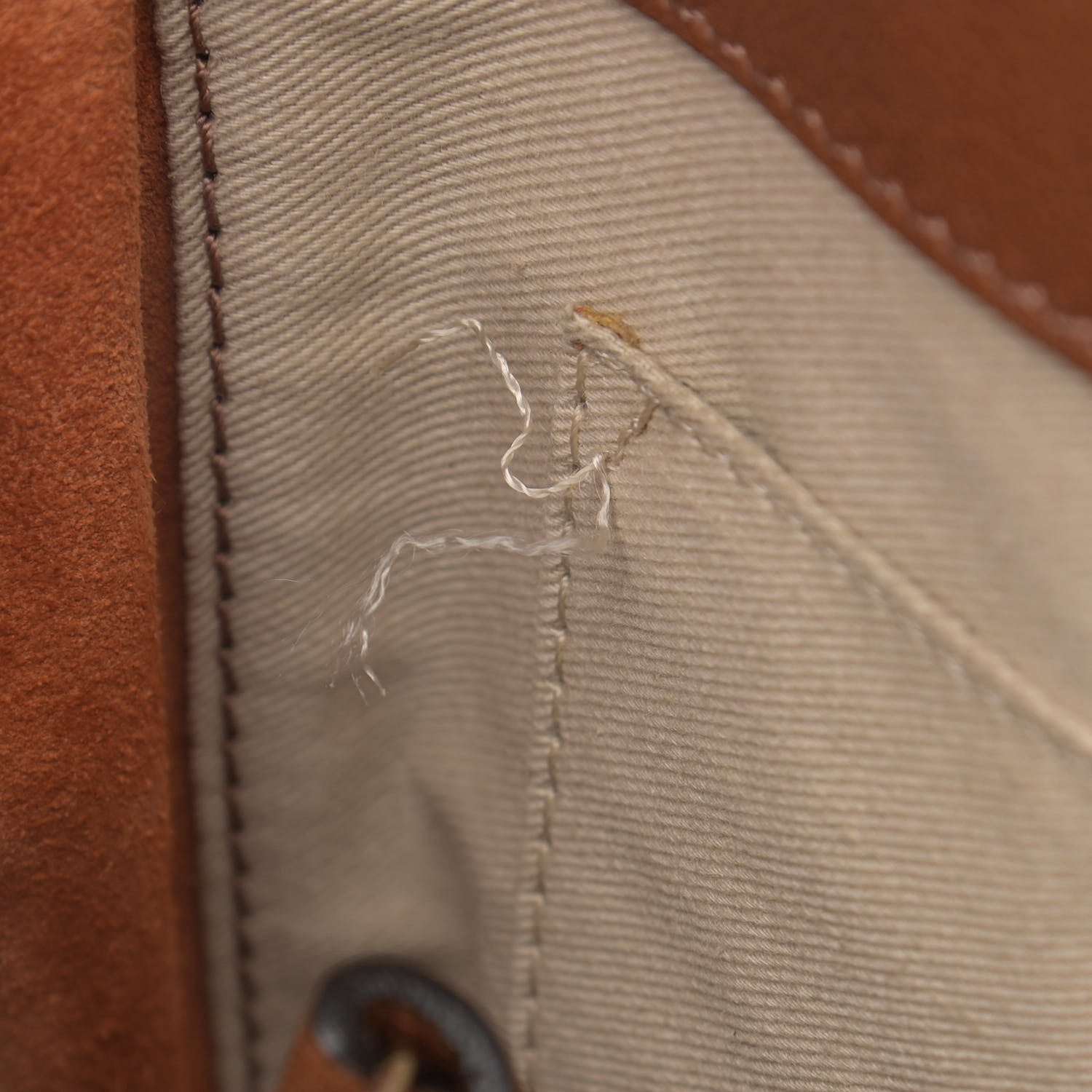 Chloe Suede Calfskin Mini Faye Backpack Tan 16 of 18
