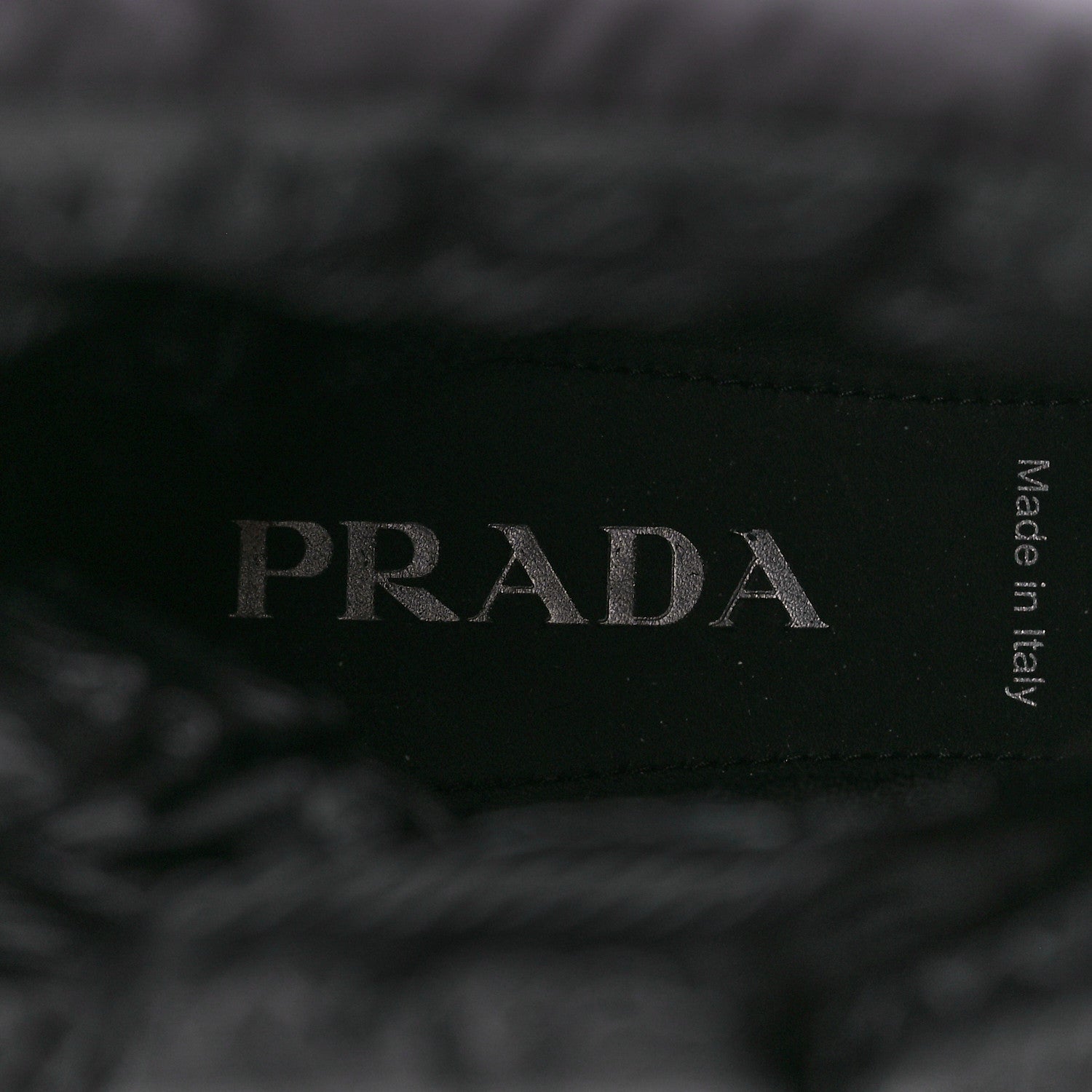 Prada Re-Nylon Piuma Triangle Logo Padded Drawcord 20mm Snow Boots 36.5 Black 7 of 8