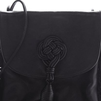 Saint Laurent Lambskin Fringe Small Anita Crossbody Bag Black 9 of 11