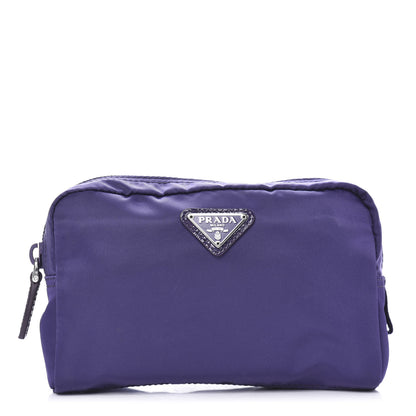 Prada Nylon Vela Cosmetic Pouch Viola 1 of 8