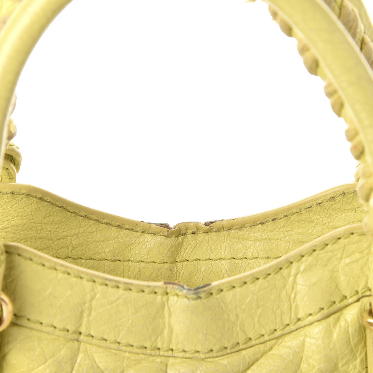 Balenciaga Agneau Giant 12 Gold Hardware Mini City Jaune Citronnade 13 of 18