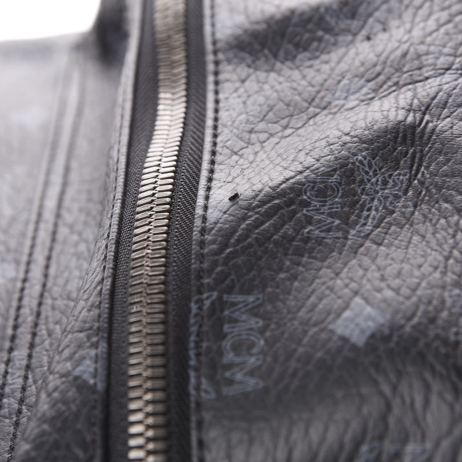 MCM Visetos Medium Sprinkle Stud Stark Backpack Black 8 of 15