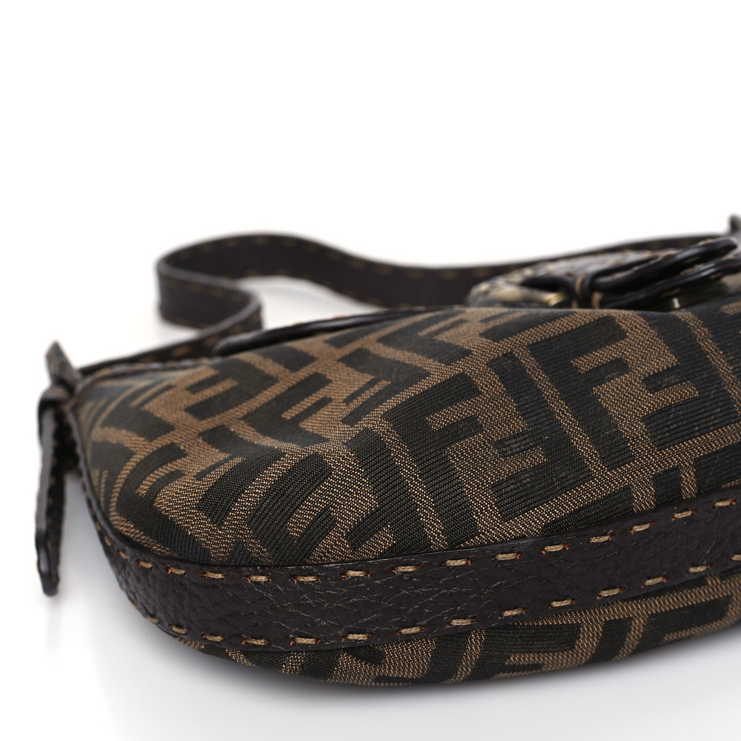 Fendi Zucca Shoulder Bag Tobacco 8 of 11
