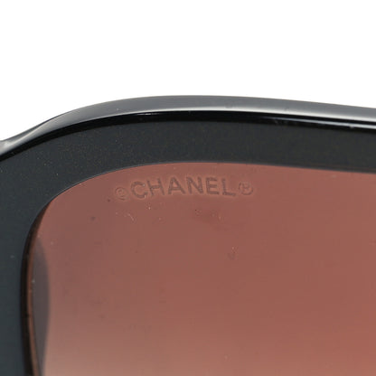 Chanel Acetate Crystal CC Shield 5466-B Sunglasses Brown 7 of 8