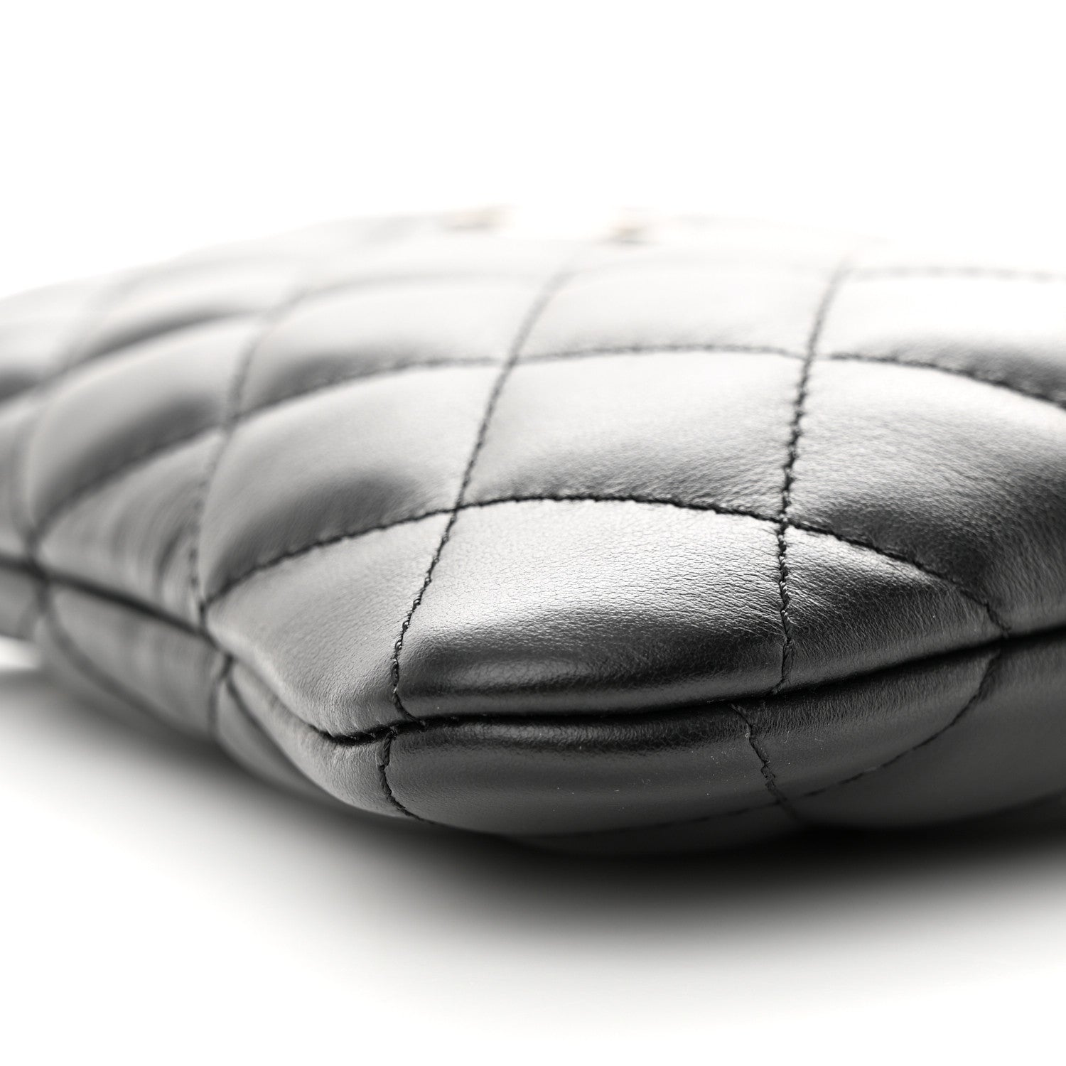 Chanel Lambskin Quilted Crossbody Bag Black 10 of 11