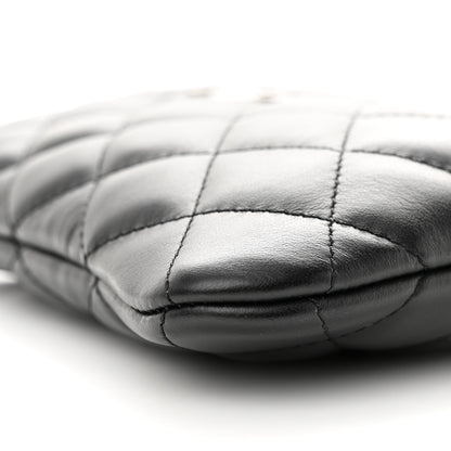 Chanel Lambskin Quilted Crossbody Bag Black 10 of 11