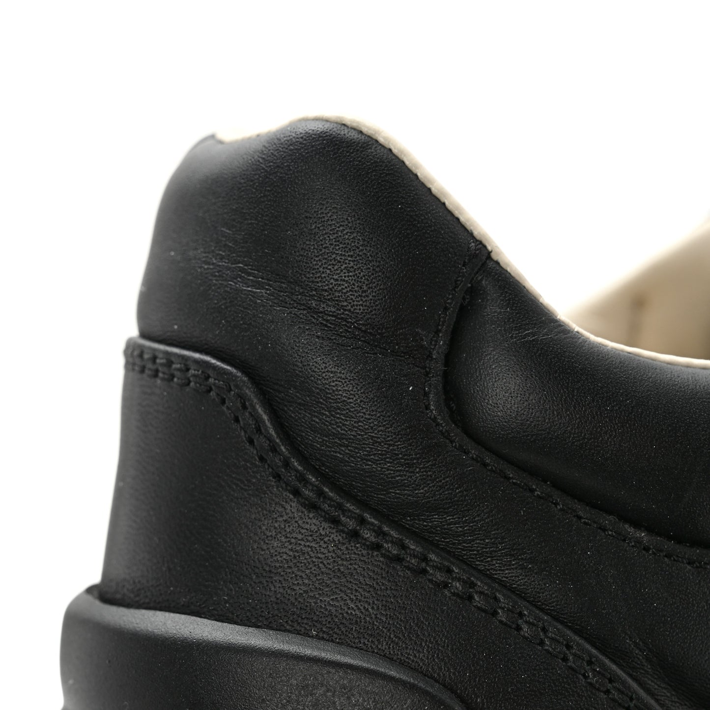 Calfskin Web Printed Mens Rhyton Sneakers 7 Black