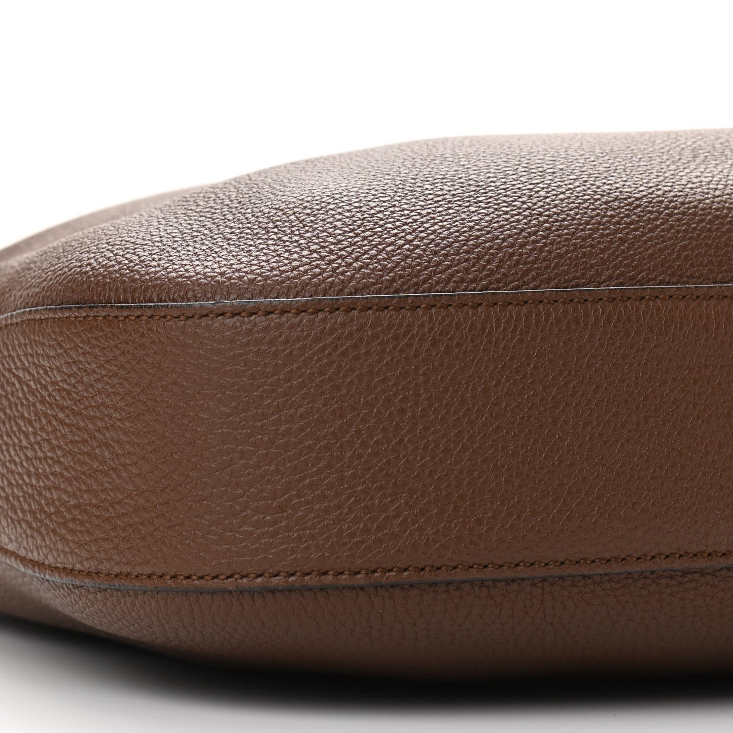 Soft Grained Calfskin Large Jackie Hobo Nut Brown