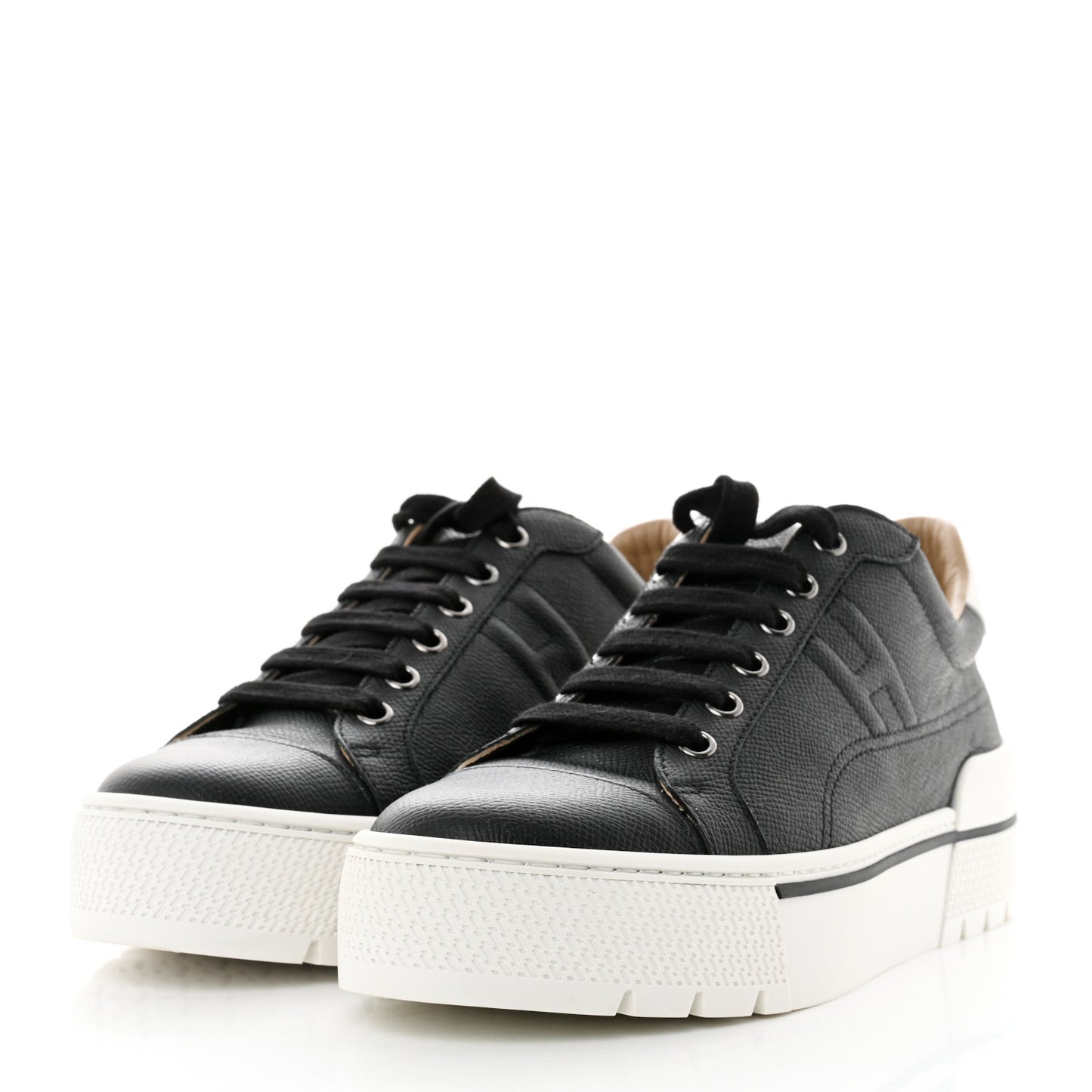 Epsom Womens Voltage Sneakers 38 Black White