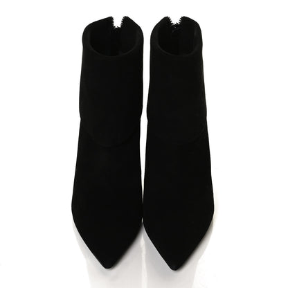 Christian Dior Suede Reverso Ankle Boots 35.5 Black 5 of 11