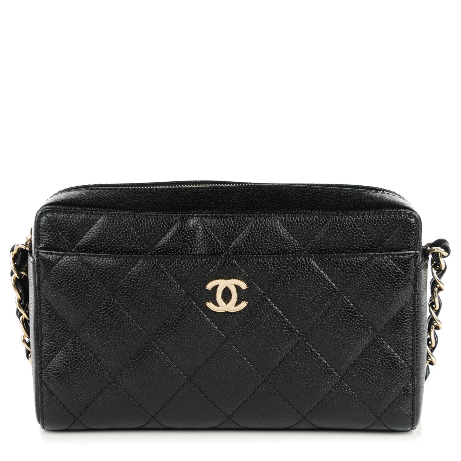 Chanel Caviar Quilted Camera Bag Black 1 of 7