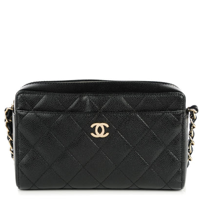 Chanel Caviar Quilted Camera Bag Black 1 of 7