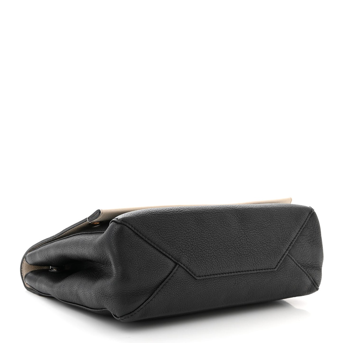 Calfskin Mechanical Flowers Lockme II Black Vanille