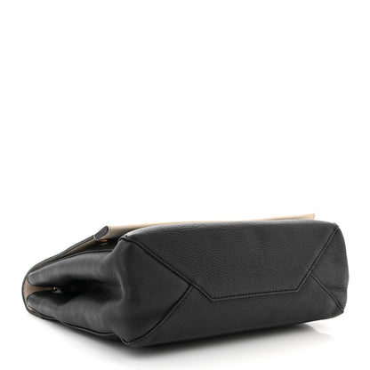 Louis Vuitton Calfskin Mechanical Flowers Lockme II Black Vanille 4 of 12