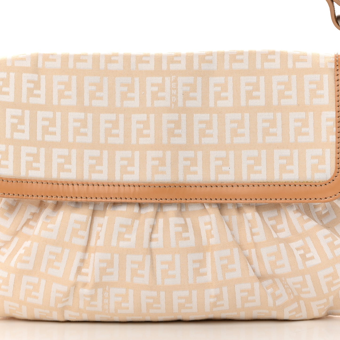 Zucchino Small Chef Shoulder Bag Beige White