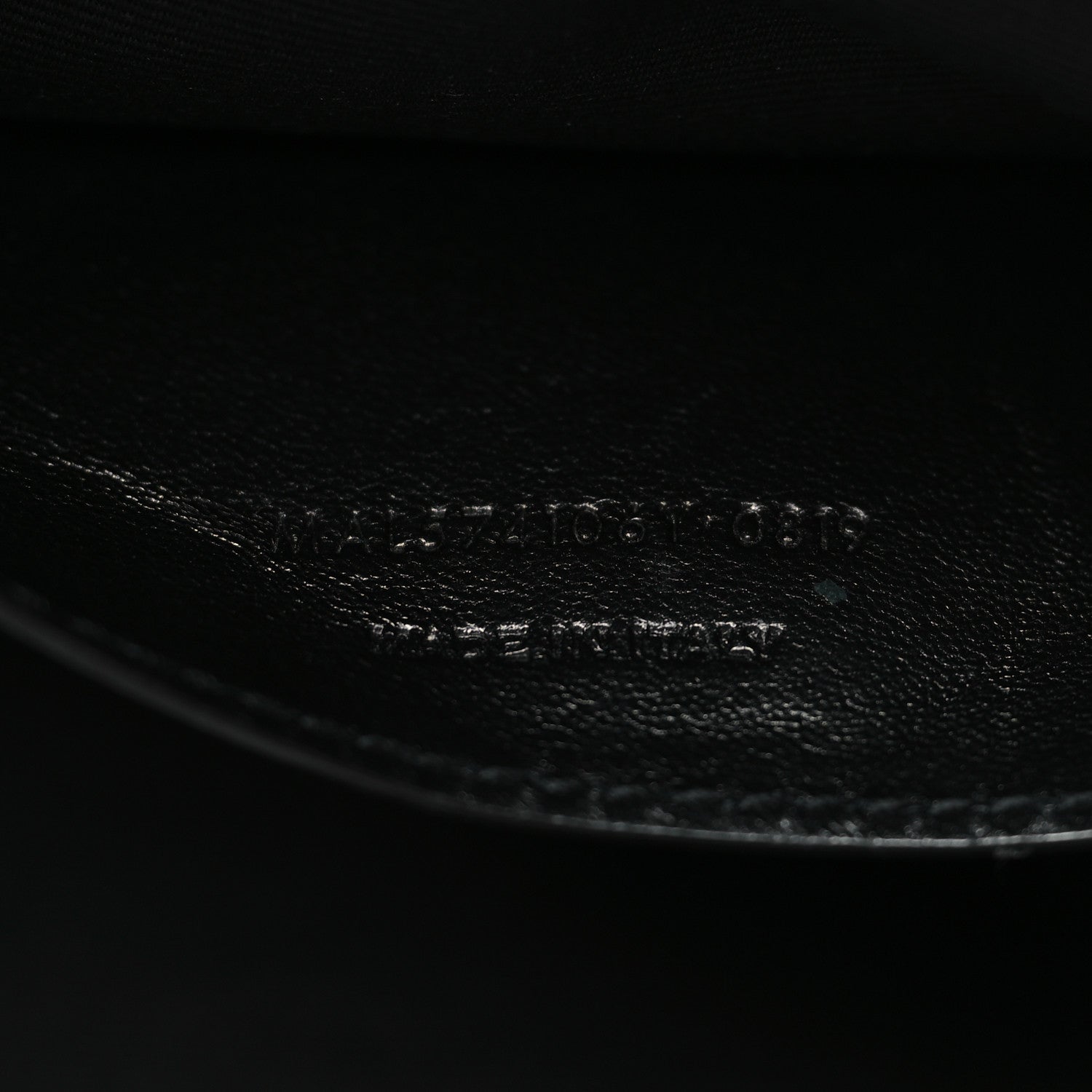 Saint Laurent Grain De Poudre Medium West Hollywood Monogram Fold-Over Black 7 of 11