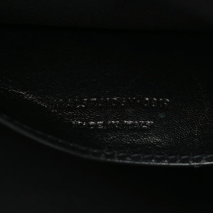Saint Laurent Grain De Poudre Medium West Hollywood Monogram Fold-Over Black 7 of 11