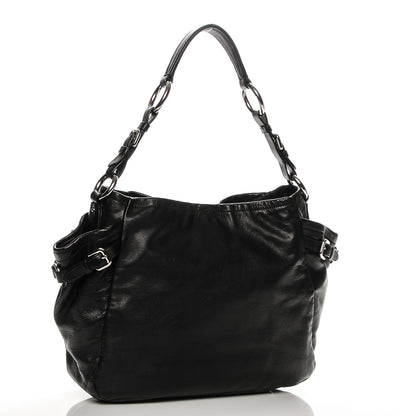 Prada Soft Calf Hobo Nero Black 3 of 7