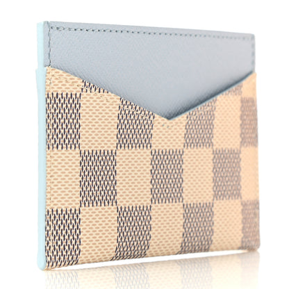 Louis Vuitton Damier Azur Daily Card Holder Olympe Blue 3 of 8