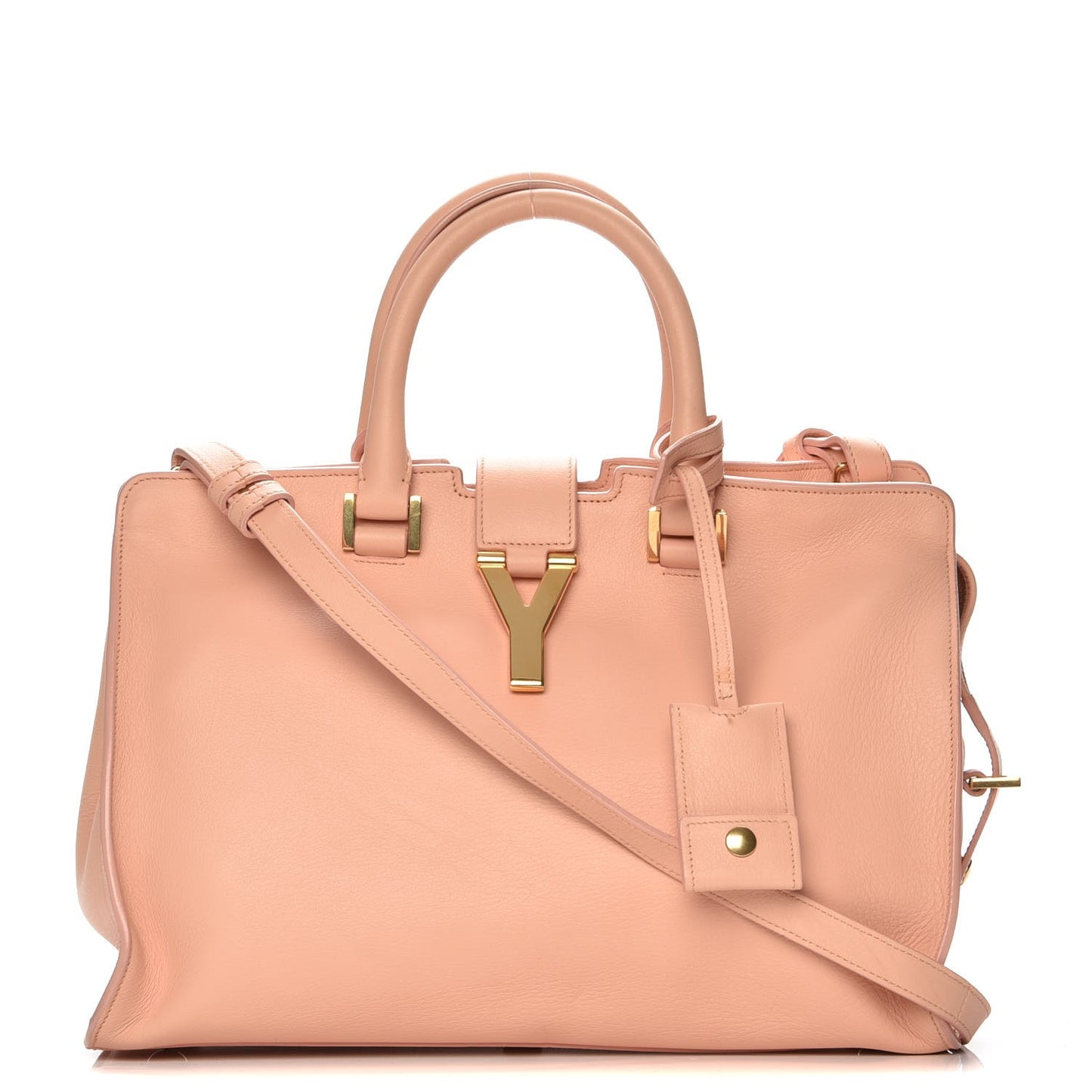 Calfskin Small Classic Y Cabas Blush