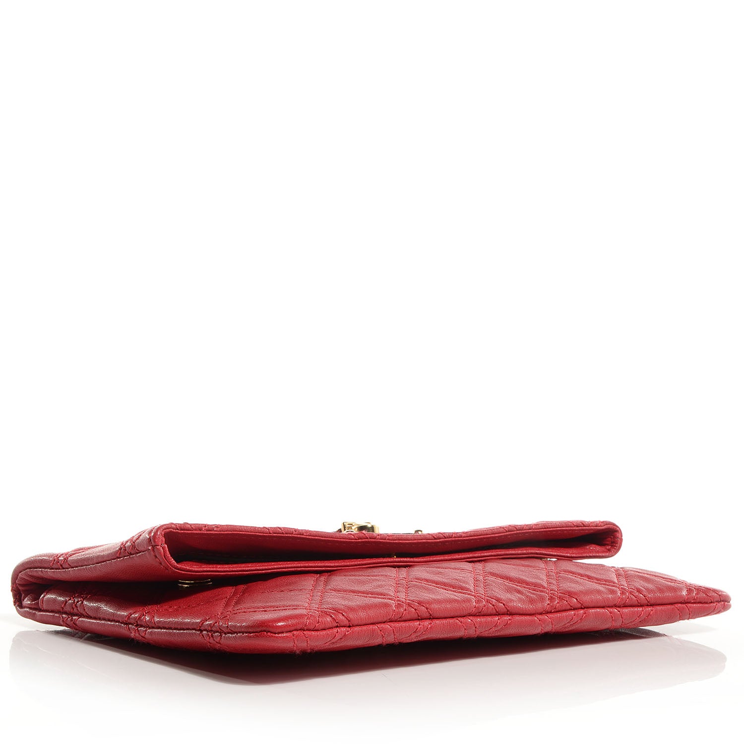 Marc Jacobs Quilted Leather Eugenie Clutch Red 4 of 7