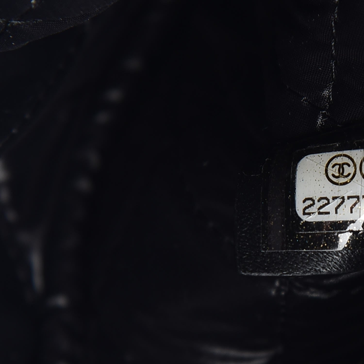 Chanel Lambskin Bi Quilted Medium Cosmetic Case Black 7 of 8