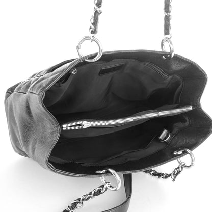 Chanel Caviar Quilted Grand Shopping Tote GST Black 5 of 8