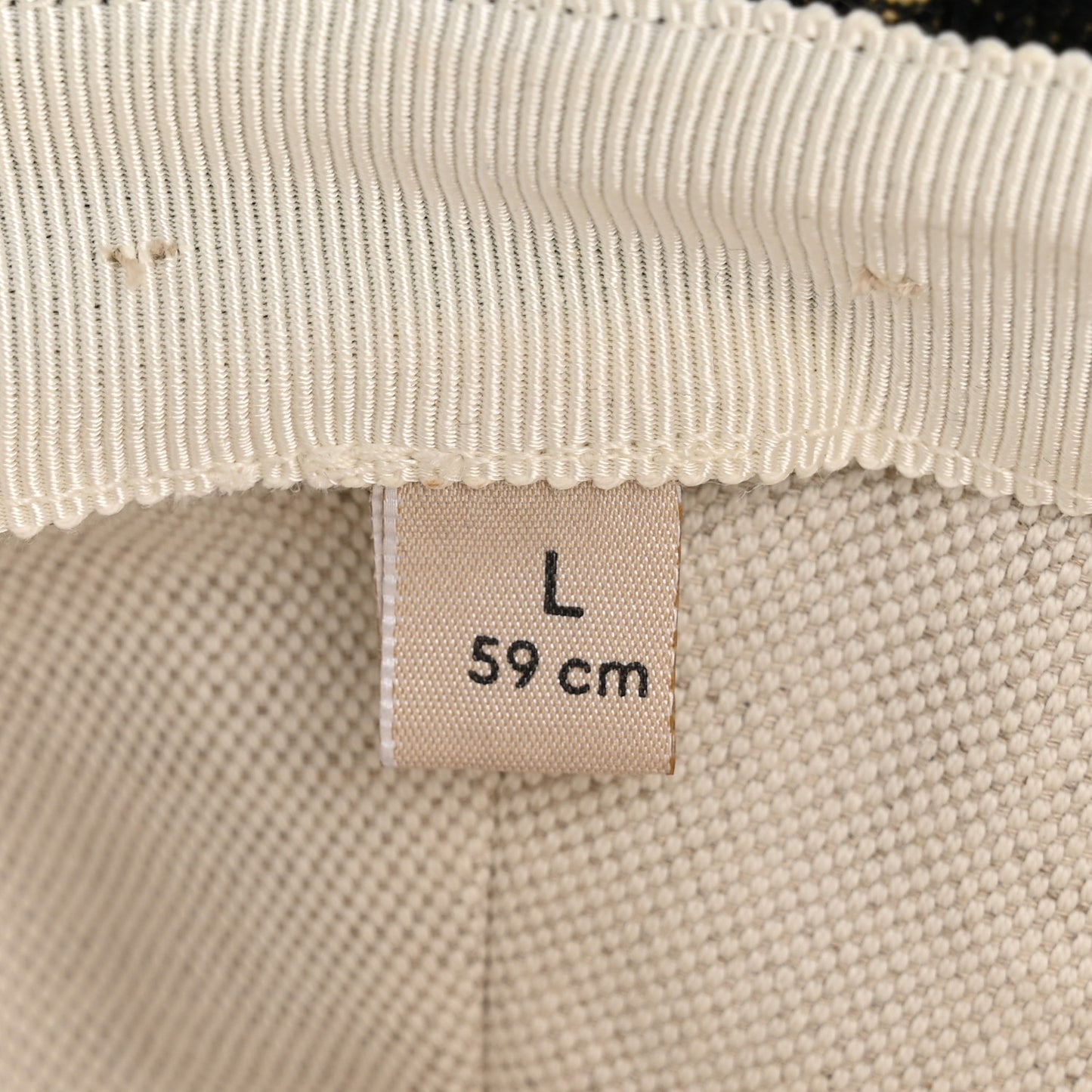 Jacquard Denim GG Monogram Oscar Bucket Hat L Black Ivory