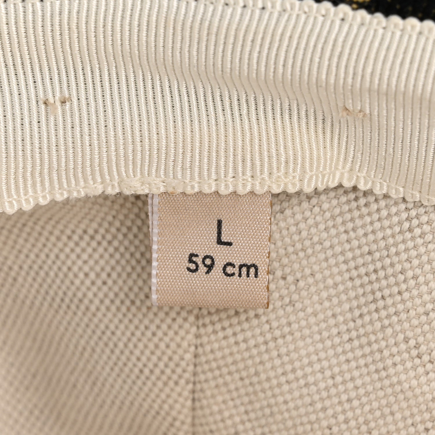 Gucci Jacquard Denim GG Monogram Oscar Bucket Hat L Black Ivory 17 of 20