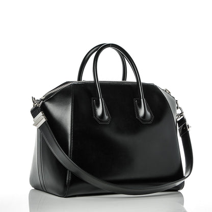 Givenchy Shiny Lord Calfskin Medium Antigona Black 3 of 7
