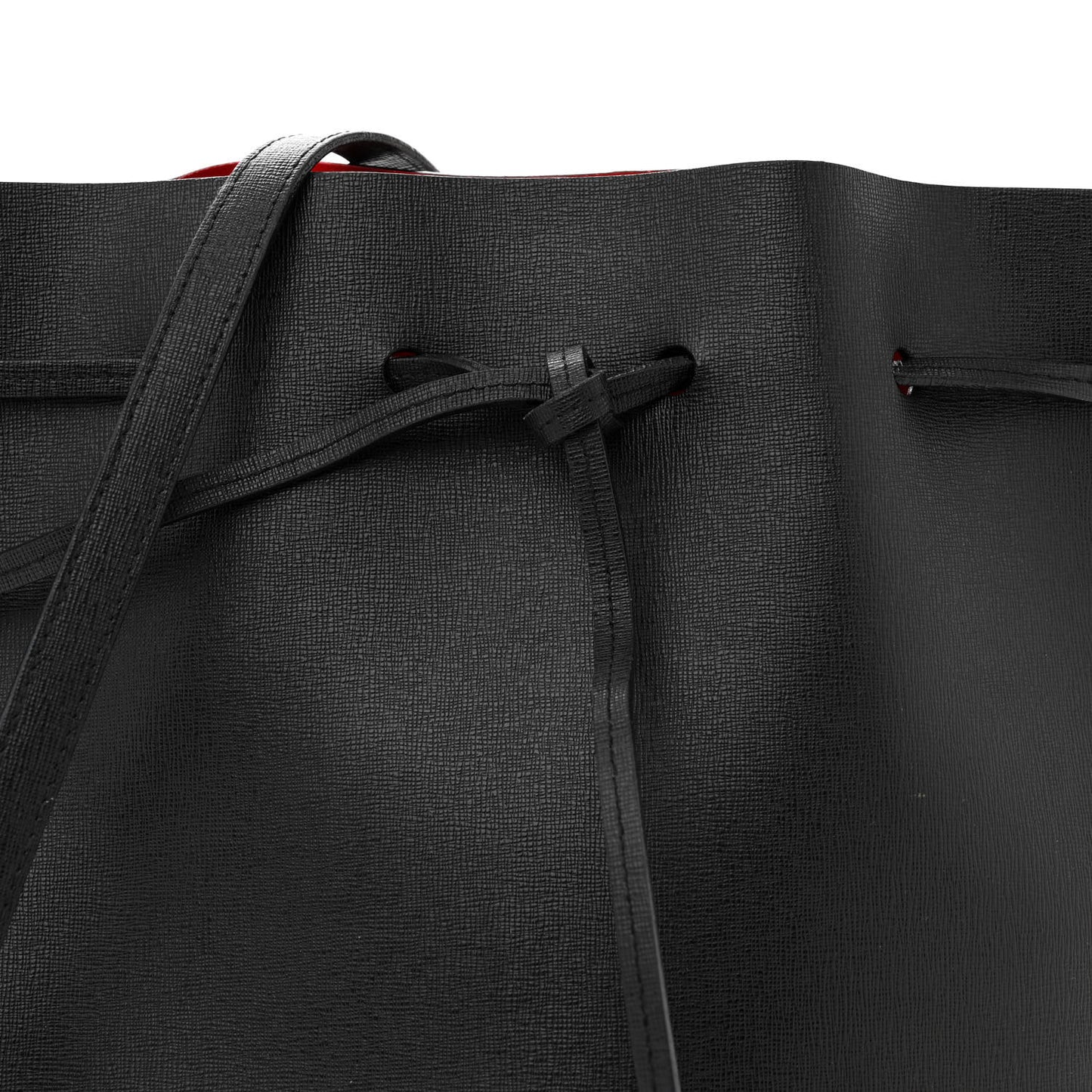 MANSUR GAVRIEL Saffiano Bucket Bag Black Flamma