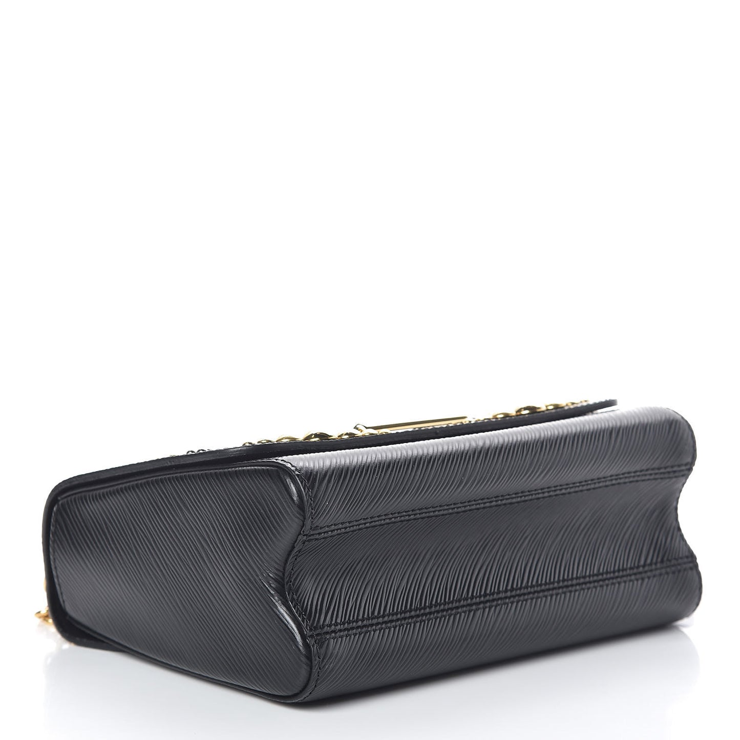 Epi Studded Sol Twist Shoulder Bag MM Black