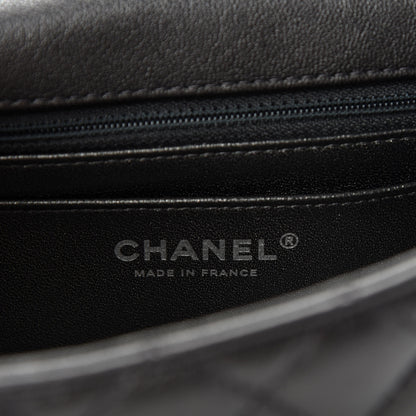 Chanel Goatskin Quilted 2.55 Reissue Mini Flap Dark Silver 8 of 11