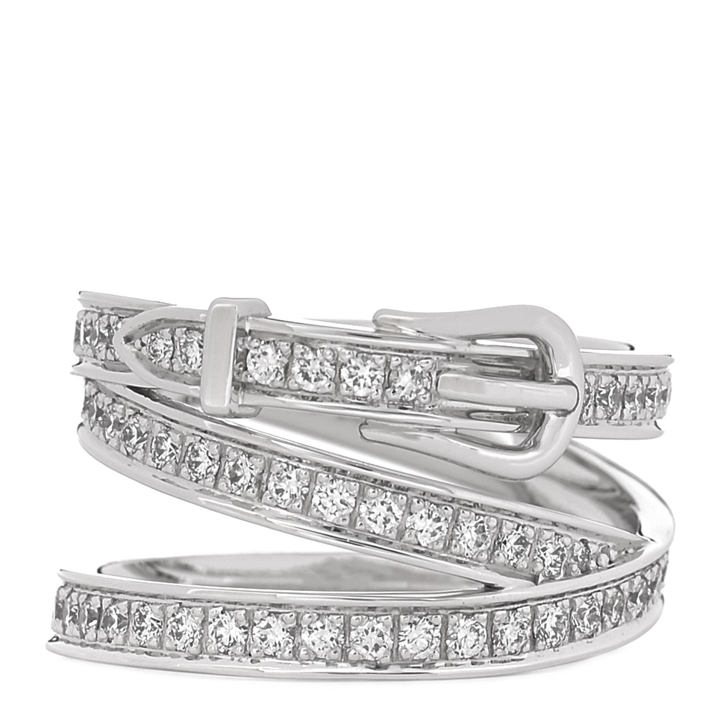 18K White Gold Diamond GM Etriviere Ring  54 7