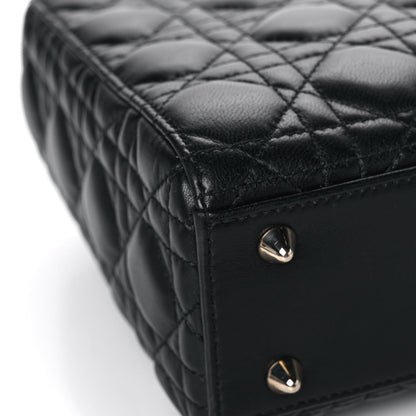 Christian Dior Lambskin Cannage Small My ABCDior Lady Dior Black 12 of 16
