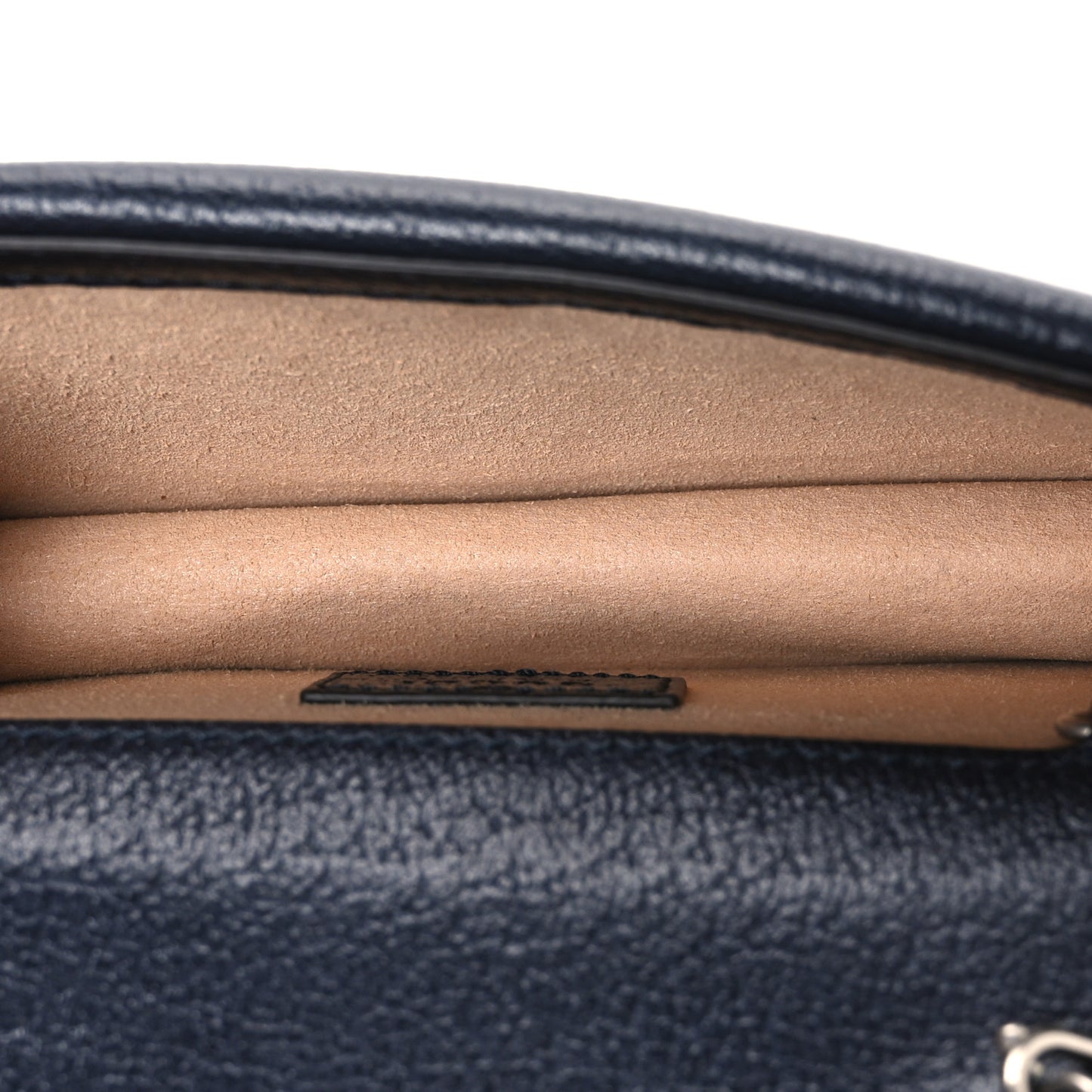 GG Supreme Monogram Textured Dollar Calfskin Super Mini Dionysus Shoulder Bag Beige Blue