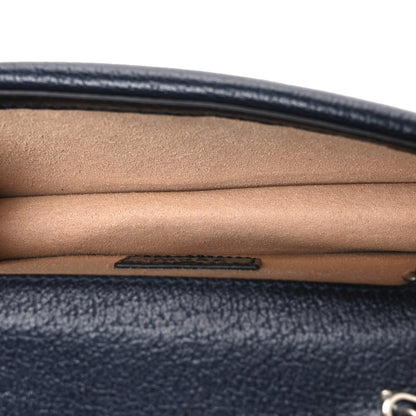 Gucci GG Supreme Monogram Textured Dollar Calfskin Super Mini Dionysus Shoulder Bag Beige Blue 5 of 10